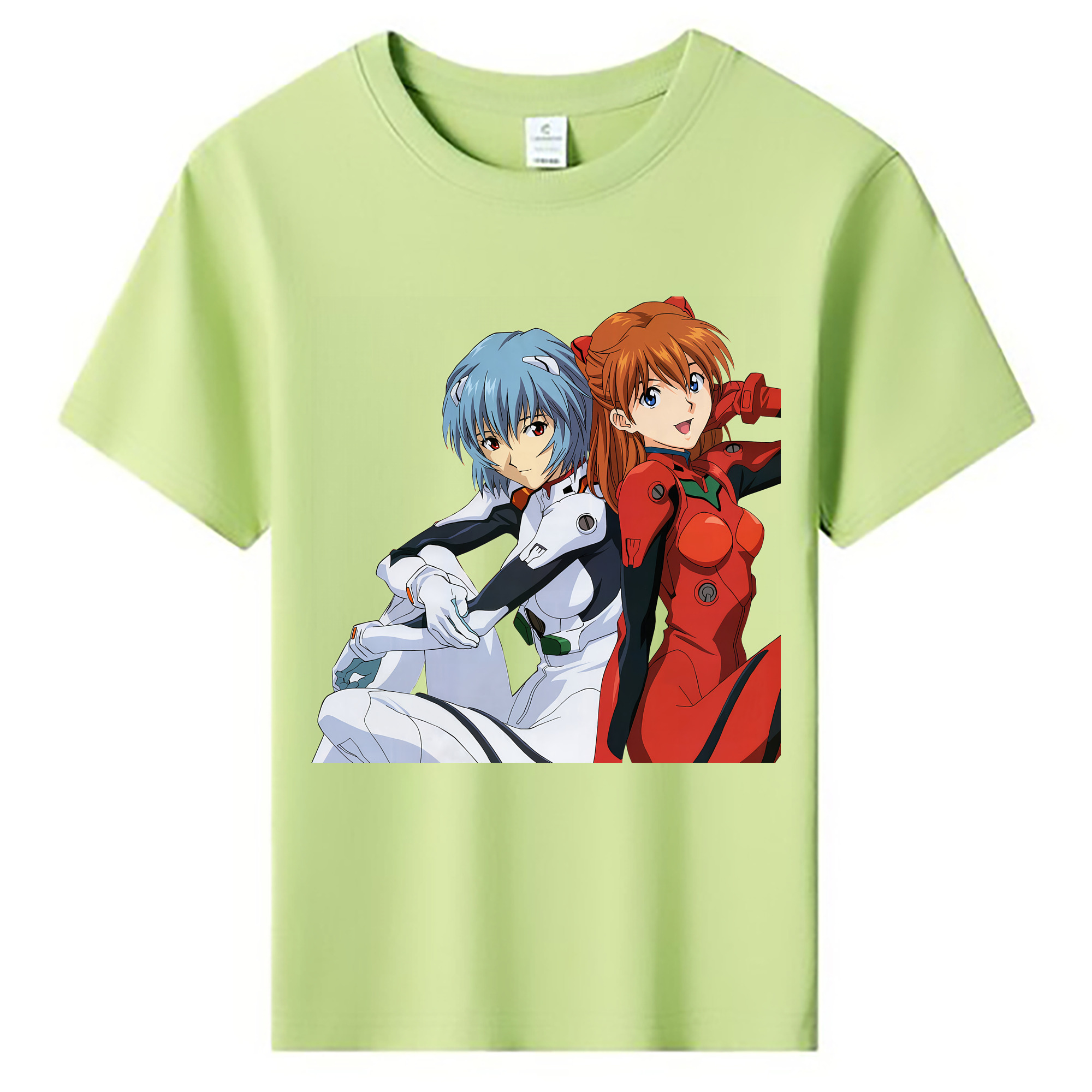（画像用） EVA 新世紀エヴァンゲリオン 綿100％キッズTシャツ（フロントプリント）